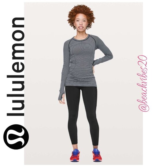 LULULEMON ATHLETICA Fast & Free 7/8 Tight II *Non-Reflective Nulux 25" Black 20 - Picture 1 of 6